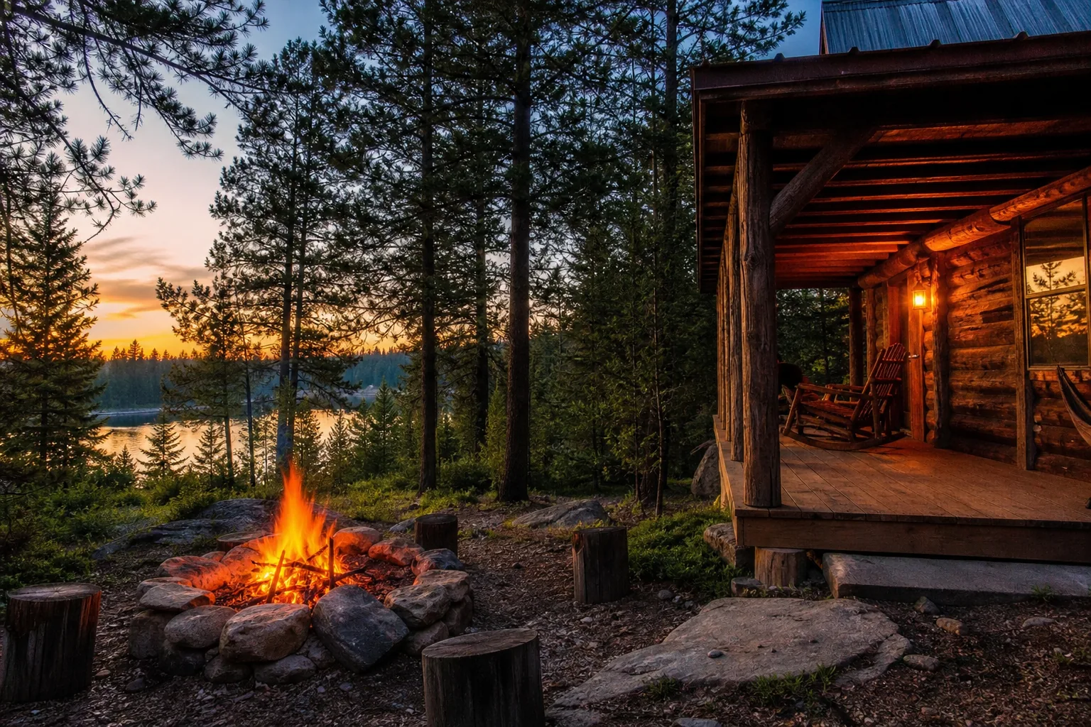 Cabin Camping